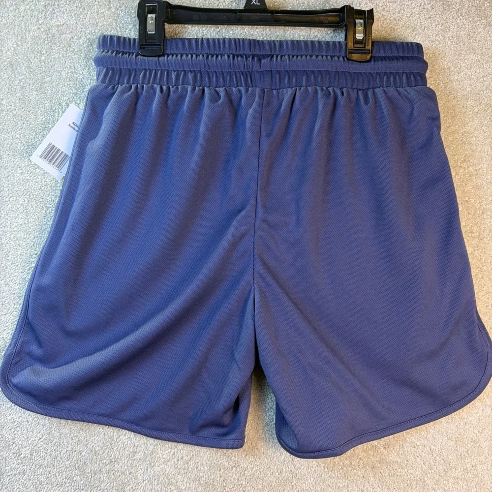 Spalding Gym Essentials Shorts Men's Small Crown‎ Blue Mesh Athletic RLG0003